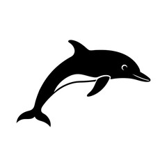 Sticker - dolphin isolated on white