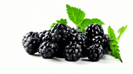 Canvas Print -  Freshly picked blackberries ready to be enjoyed