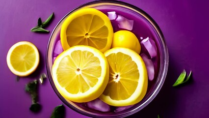 Poster -  Fresh citrus delight ready to brighten your day