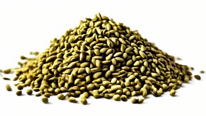 Poster -  A pile of golden sesame seeds