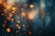 © Valentin - Glowing Bokeh Lights Against a Dark Background
