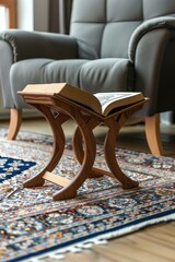 Wall Mural - Wooden decorative stand for the Koran