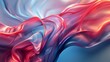 © KICKINN.AI - Mesmerizing Liquid Wave Gradient in Vivid Blue and Red Hues
