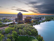 © SeanPavonePhoto - Bloomington, Minnesota, USA cityscape on Lake Normandale