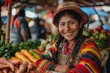 © darshika - Smiling Bolivian woman portrait