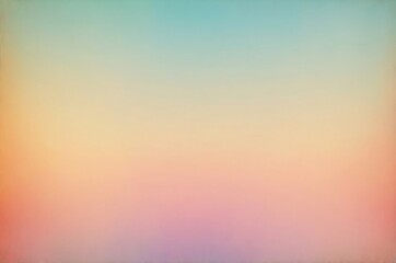 Wall Mural - smooth blend of pastel colors creating abstract gradient background dreamy atmosphere