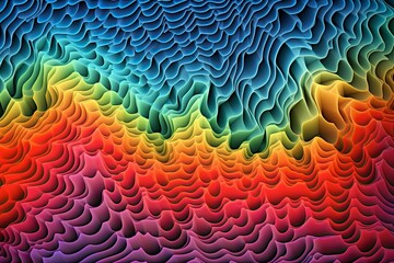 Wall Mural - Harmonious Wave Patterns