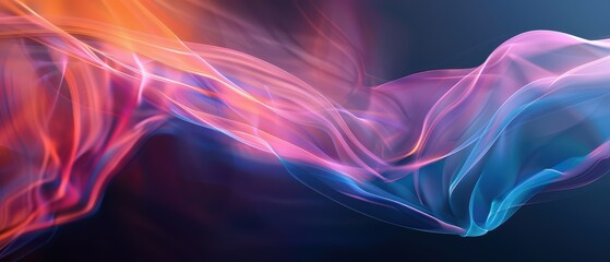 Wall Mural - Colorful Abstract Desktop Wallpaper for Ultrawide Screen 21:9