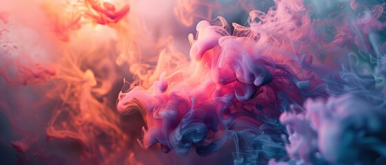 Wall Mural - colorful abstract desktop wallpaper for ultrawide screen 21:9