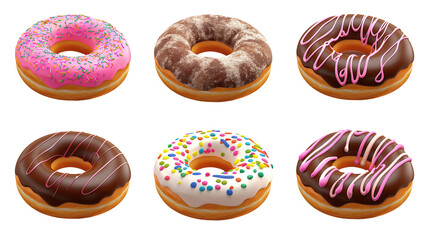 donut isolated on white