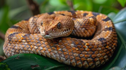 Poster - Venomous Snakes in Tropical Forests