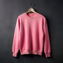 Wall Mural - pink sweater mockup