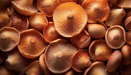 Wall Mural - Assorted Wild Mushrooms Displayed in Abundance