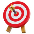 © nawaitgraph - target achievement 3d healthy lifestyle icon illustration
