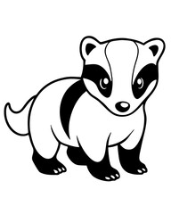 Sticker - cartoon panda