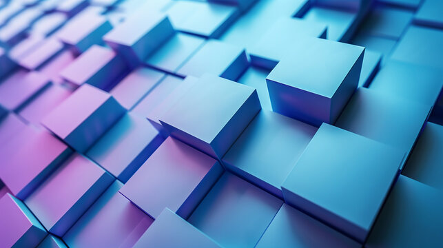 3d cubes background, wallpaper 