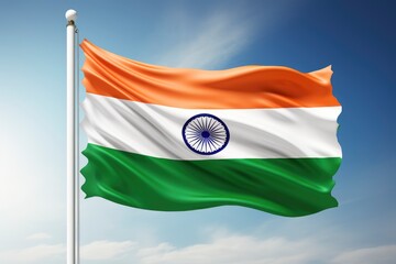 Wall Mural - Indian Flag, Poster design background - generative ai