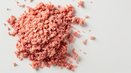 Sticker - Ground pork on a white surface