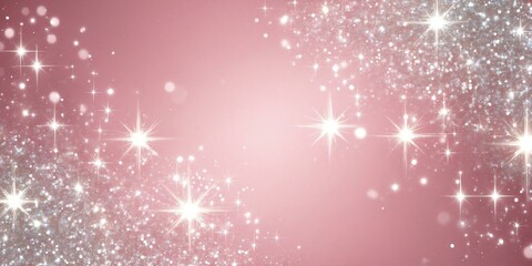 Wall Mural - create a blush and holographic silver vibrant sparklin background
