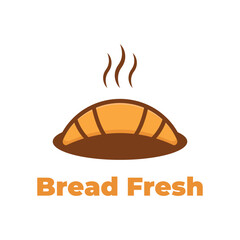 Wall Mural - Bread fresh bakery cartoon logo design concept idea