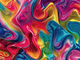 Poster - Multicolored Abstract Painting