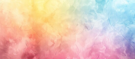 Canvas Print - Pastel Colored Gradient Background