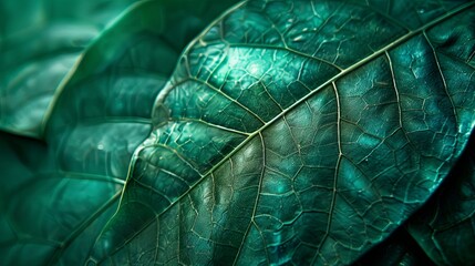 Closeup leaf texture.