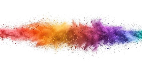 Sticker - Colorful Powder Cloud