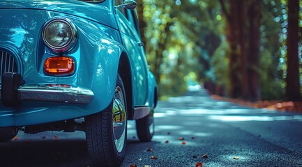 Wall Mural - car on the street