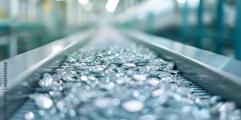 Improving Efficiency and Reducing Costs through Lean Manufacturing Waste Reduction Strategies. Concept Lean Six Sigma, Waste Reduction, Process Optimization, Cost Efficiency, Production Improvement