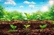 © MH - World Soil Day background, World Soil Day Background: Promoting Soil Health and Sustainable Agriculture, Celebrate World Soil Day: Importance and History of Soil Conservation