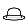 © Arafat - hat single Line Icon Vector Design outline