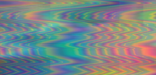 Aufkleber - Abstract colorful glitchy background representing a broken computer screen.