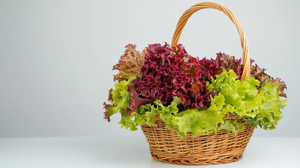 Sticker - lettuce on a white background