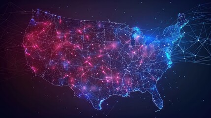 Technology Network Background, Generative AI