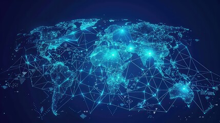 Technology Network Background, Generative AI
