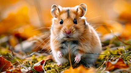 Sticker - Hamsters - Small rodents popular as pets and known for their cheek pouches.