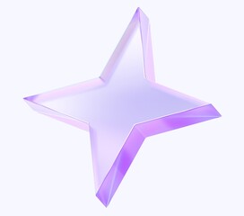 Wall Mural - star icon with colorful gradient. 3d rendering illustration for graphic design, ui ux design, presen
