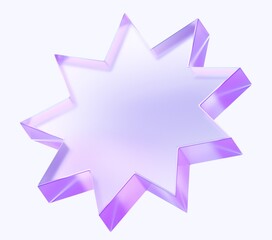 star icon with colorful gradient. 3d rendering illustration for graphic design, ui ux design, presen