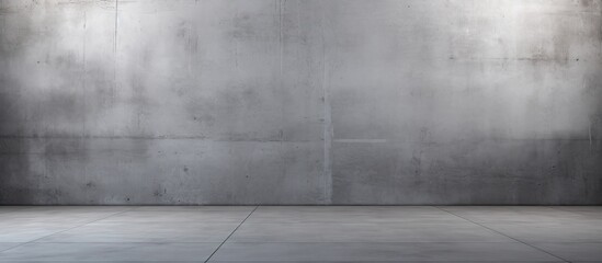Aufkleber - Construction industry themed background with a vertical gray cement wall texture, ideal for showcasing products with copy space image.