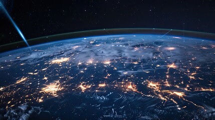 Technology Network Background, Generative AI