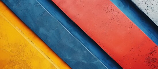 Leinwandbilder - Trendy colors create a modern background design with copy space image versatility.