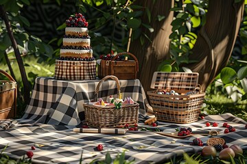 basket with bottles