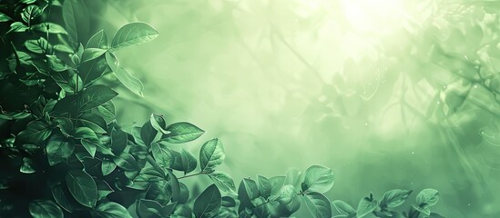 Poster - Nature-themed abstract background with copy space image.