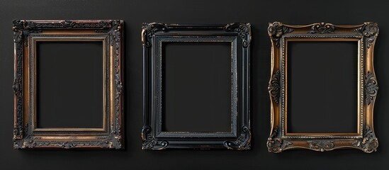 Poster - Three distinct frames set against a blank background, providing ample copy space image.