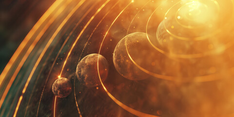 Wall Mural - abstract illustration of singularity concept. origin of life. space and science. background image. c