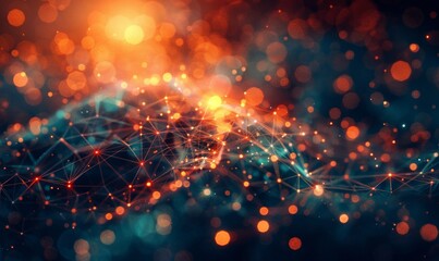 Connectivity, abstract illustration