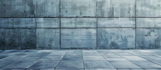 Fototapete - Cement wall as a backdrop for copy space images.
