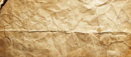 Fototapete - Background depicting aged paper with an empty area for text or design elements; includes a classic paper texture, suitable for use as a copy space image.