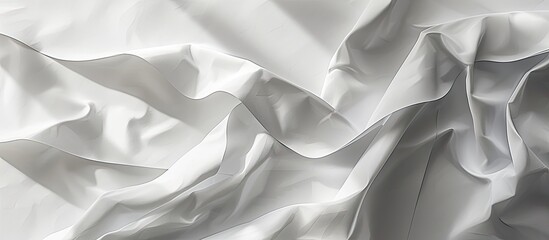 Leinwandbilder - Abstract background with lines and shadows on a white paper with copy space image.